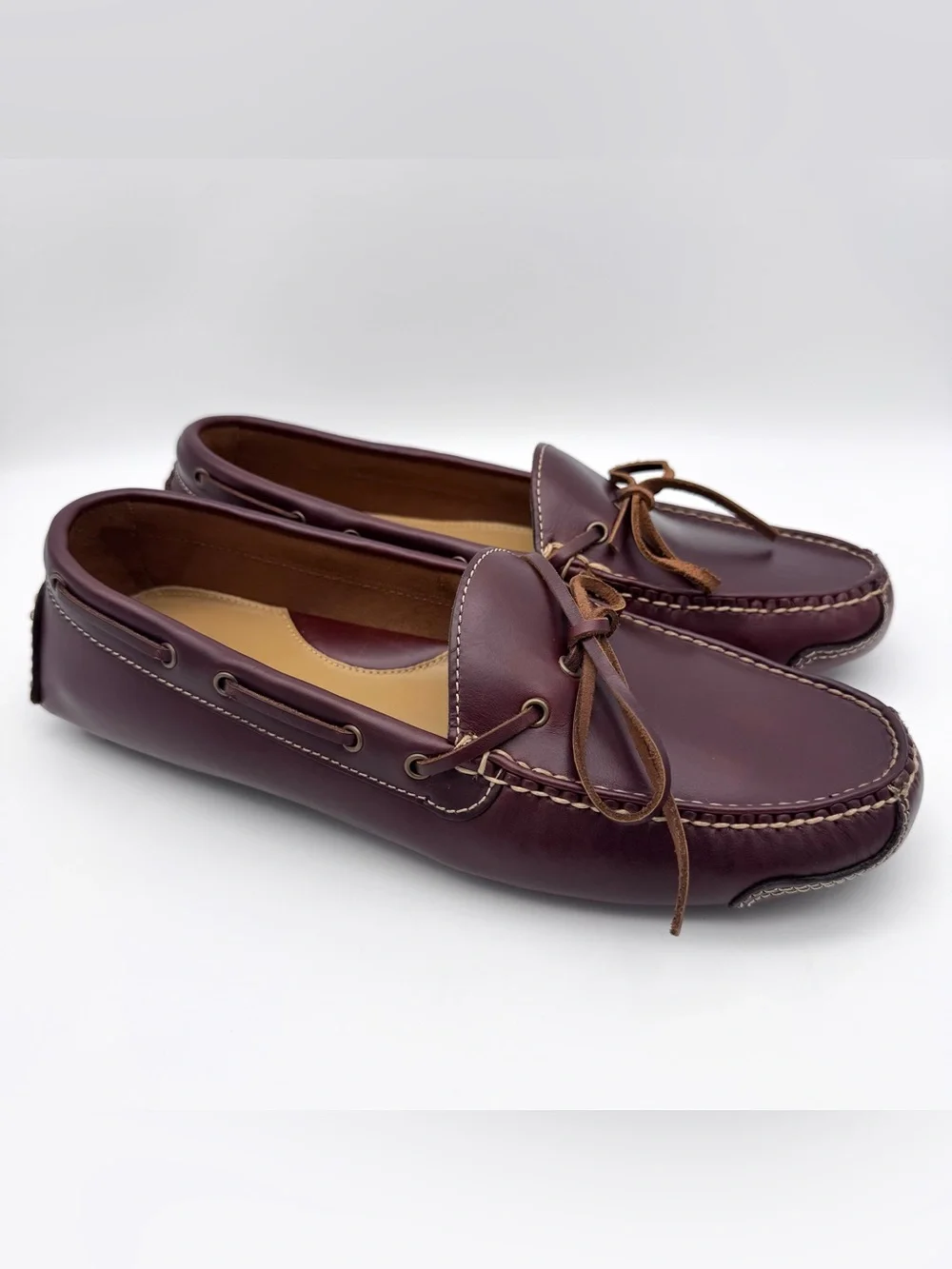 Cole Haan Gunnison Brown Leather Driving Loafers Men 9 D Slip-On New NWOB